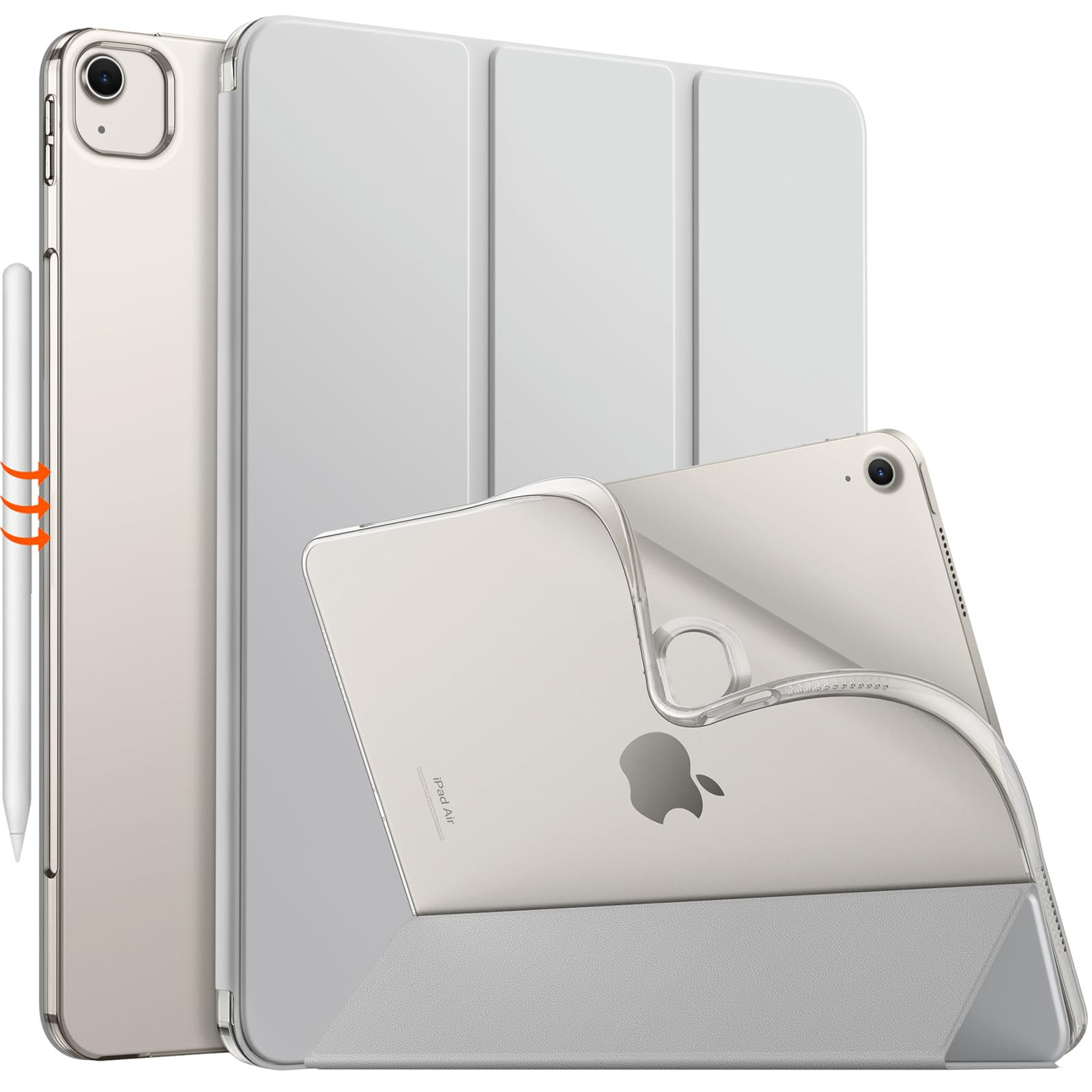 MoKo per iPad Air 13 Pollici M2 2024, iPad Air 13 Shell con Guscio (W8h)