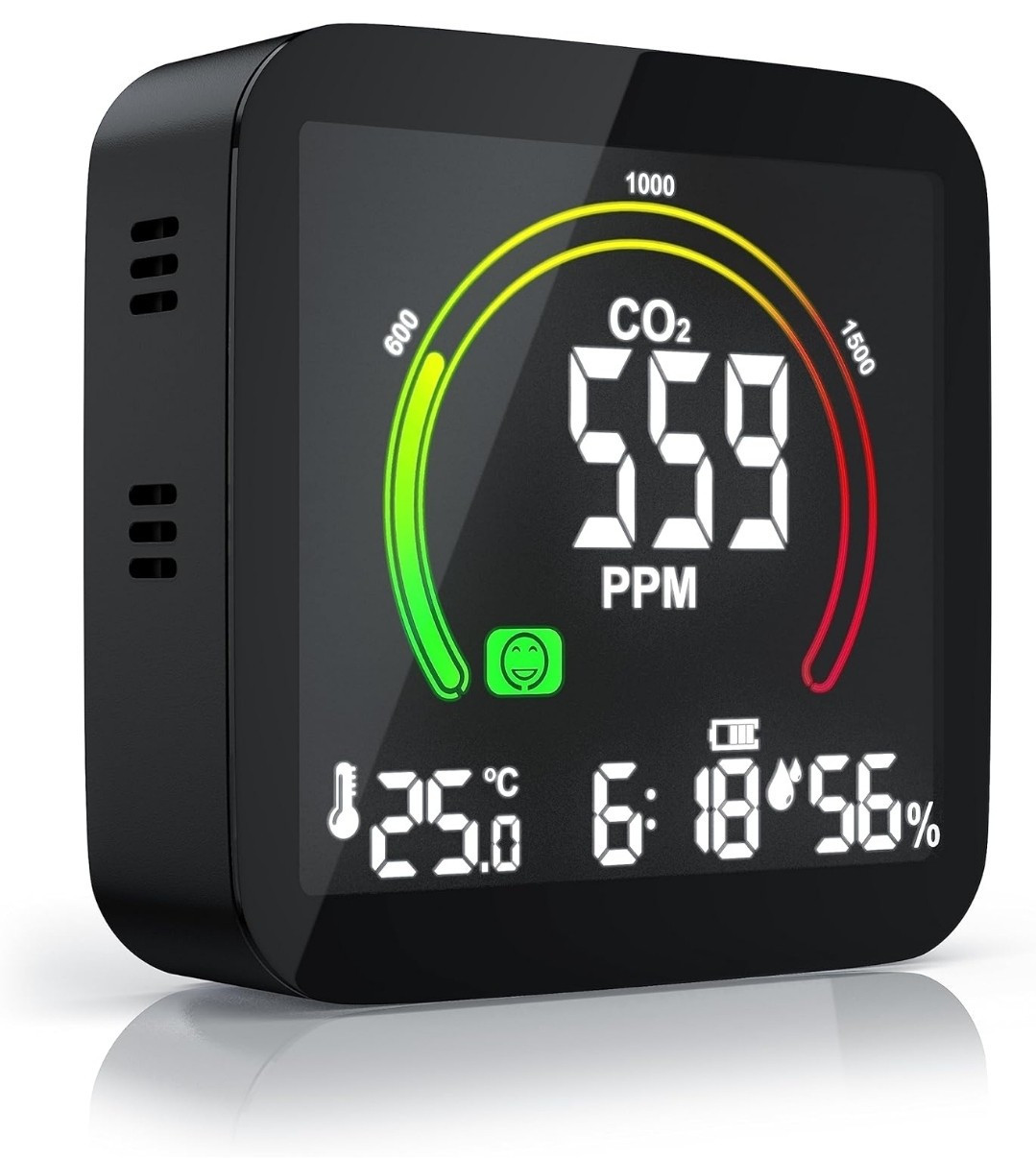 Brandson - Misuratore di CO2 Brandson - misurazione anidride carbonica sveglia