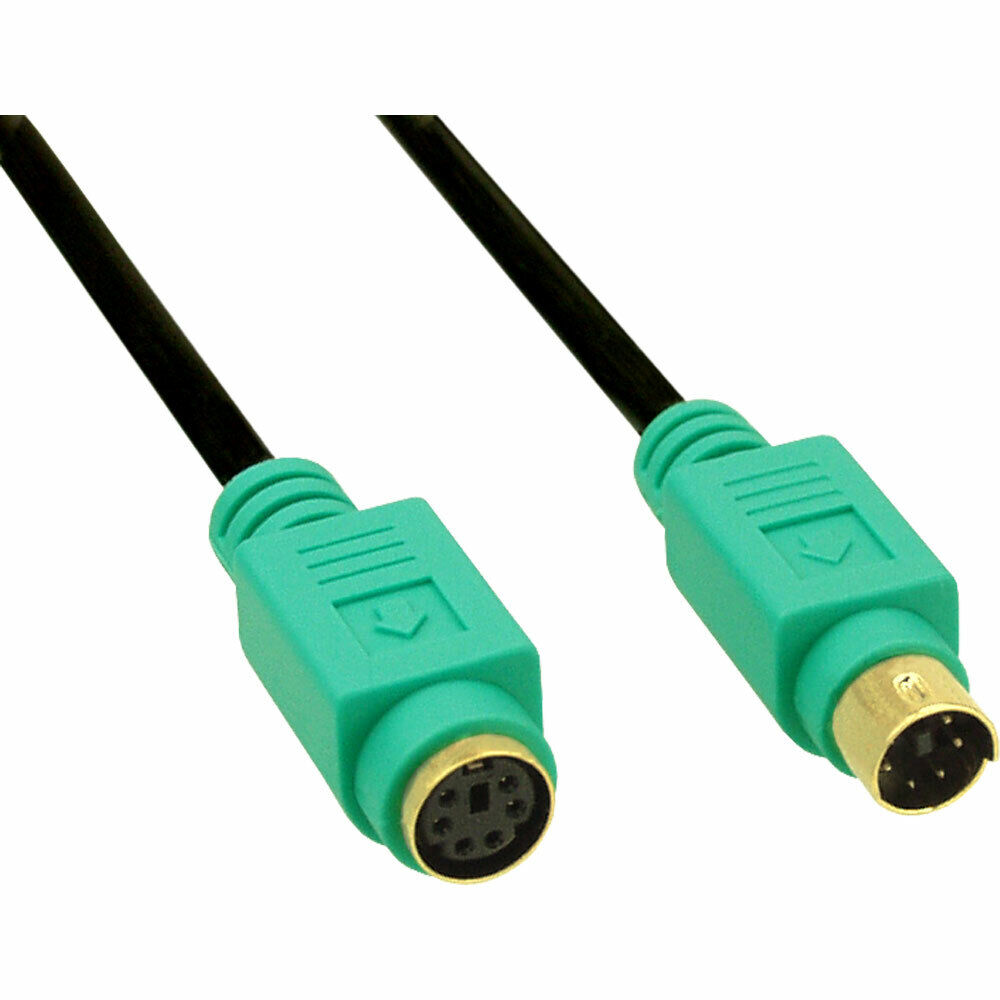 INL InLine® Cavo PS/2, 6pin Mini-Din maschio a 6pin Mini-Din femmina, 2m, conne