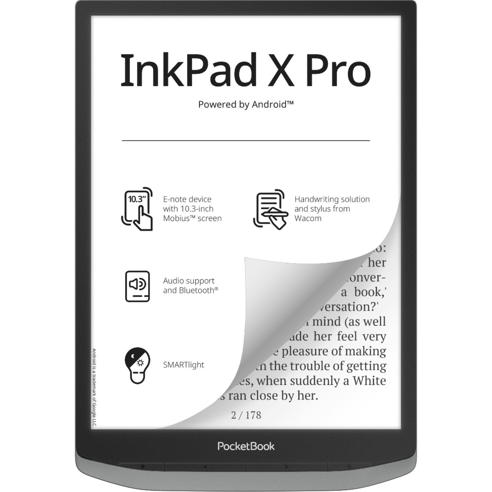 PocketBook InkPad X Pro Mod. PB1040D-M-WW-B EAN 7640152097485