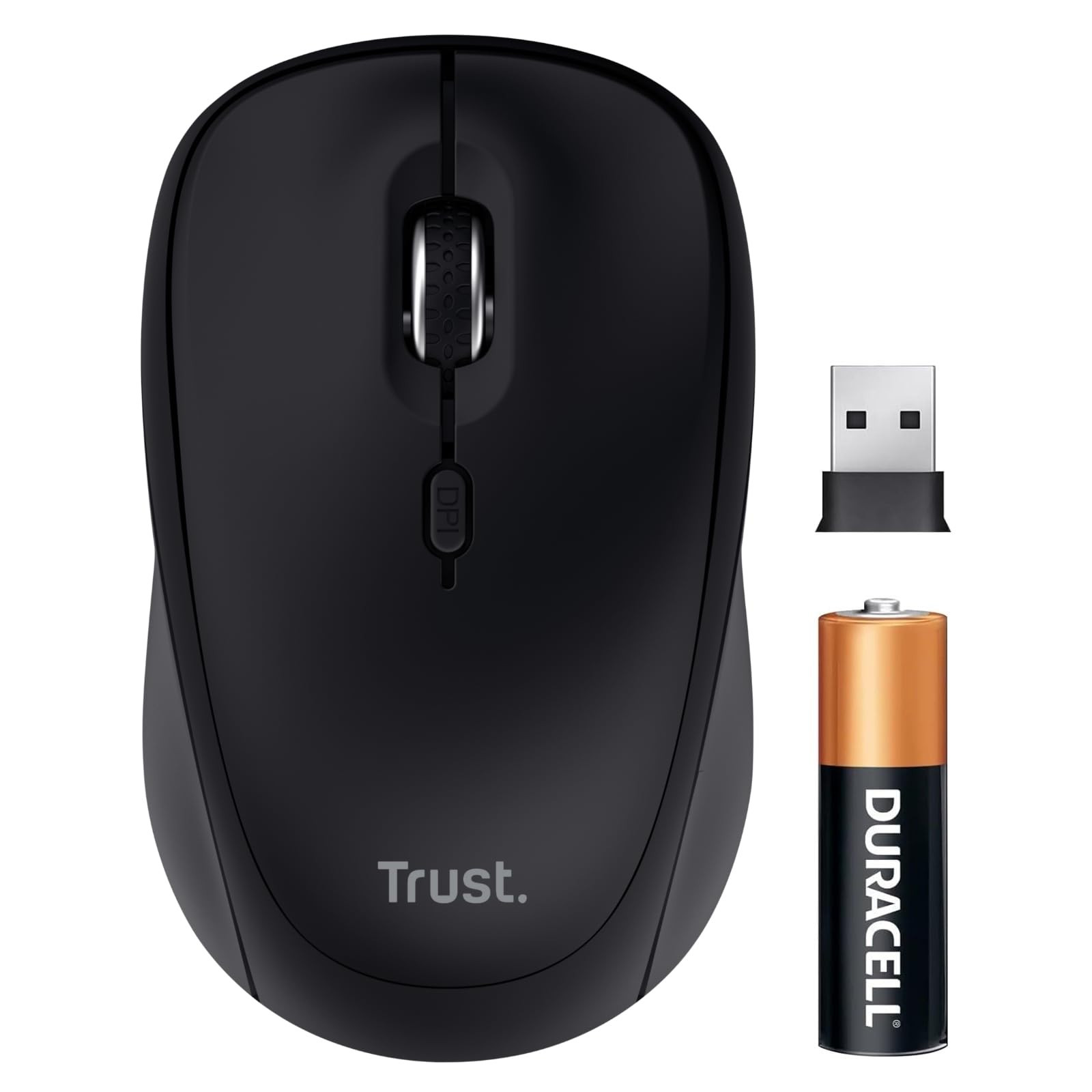 Trust Yuki Mouse Wireless Silenzioso Bluetooth + 2.4GHz con Batteria, (m0z)