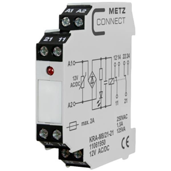 Metz Connect 11061950  Modulo daccoppiamento; 12, 12 V/AC, V/DC (max) 2 scambi