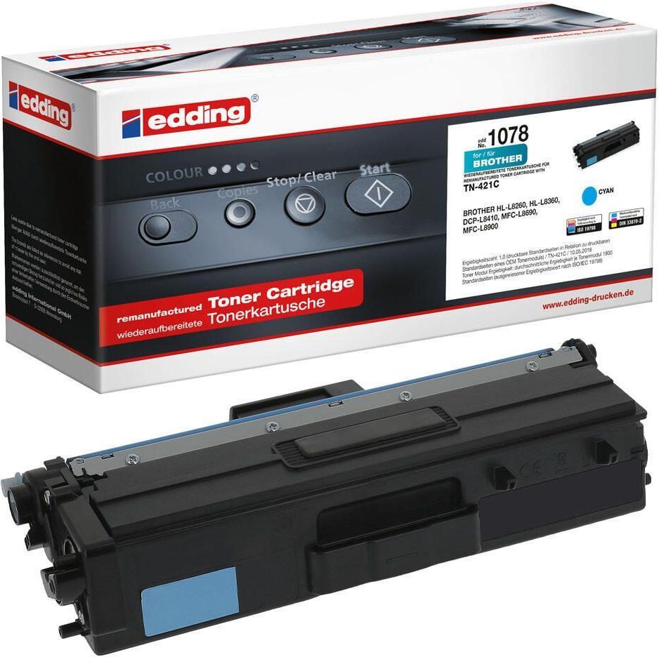 toner edding EDD-1078 ciano compatibile con Brother TN-421C
