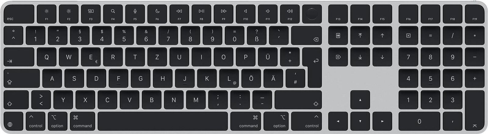 Magic Keyboard with Touch ID and Numeric Keypad for mac with apple silicon - Ger