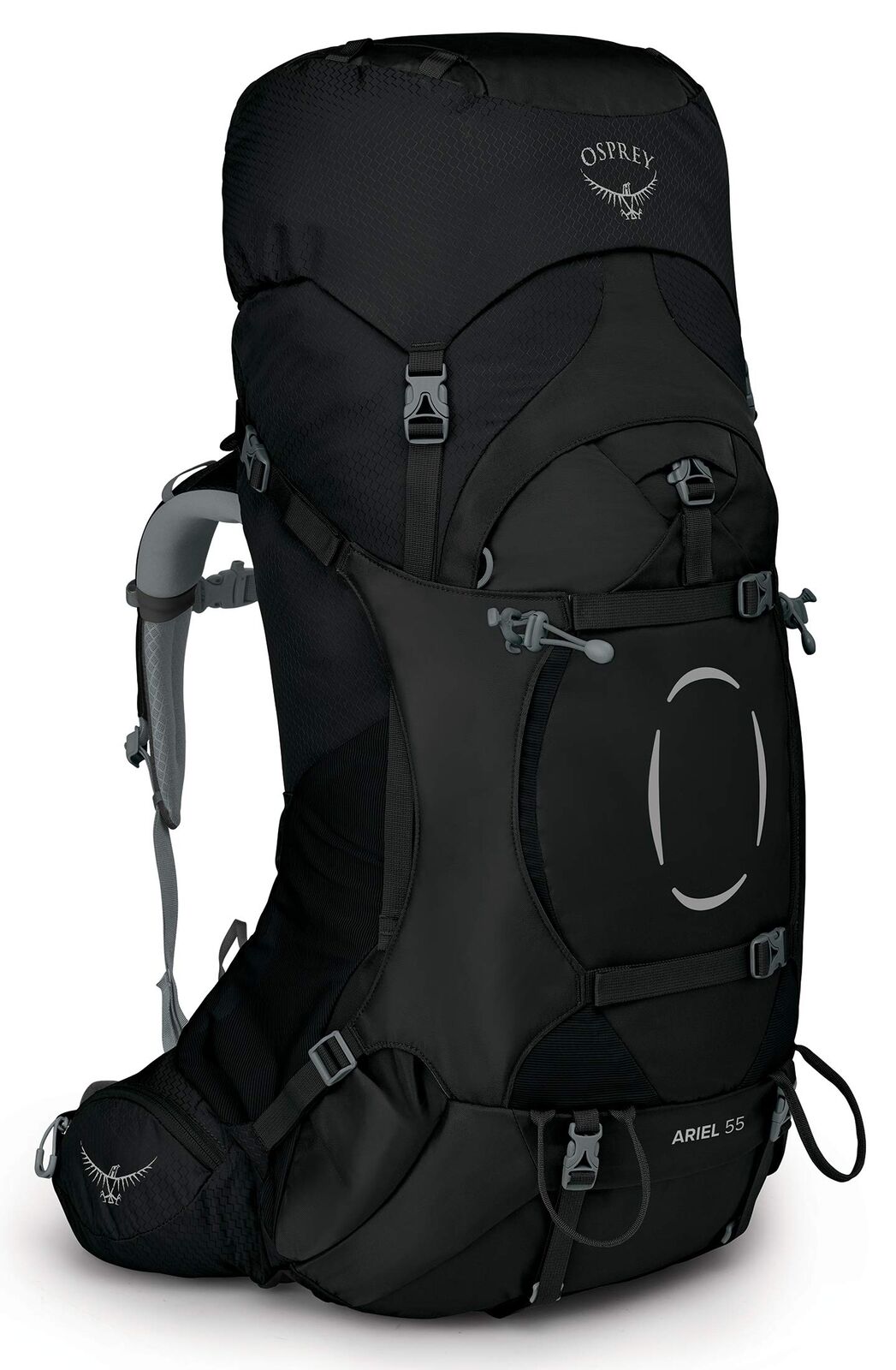 Osprey Ariel 55 Zaino da Backpacking per Donna, Black - Wm/L (J9o)