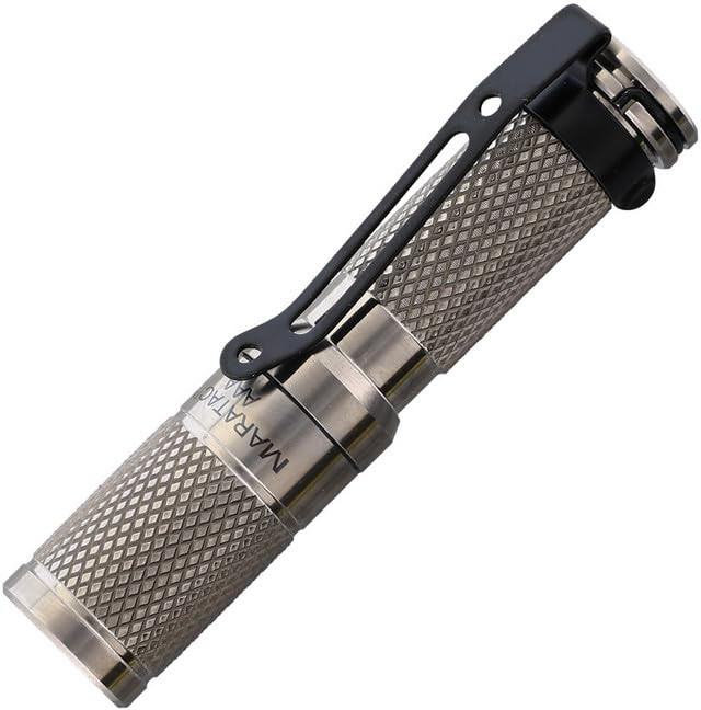 0 Maratac Rev 5 Mini Flashlight AAA Ti (o1D)