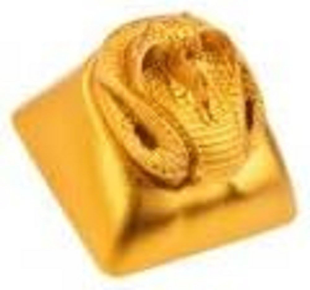 ZOMOPLUS Keycap Kobra in alluminio - oro (p8e)