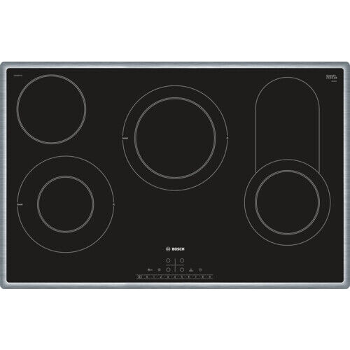 Bosch Serie 6 PKC845FP1D piano cottura Nero Da incasso Ceramica 4 Fornello(i)