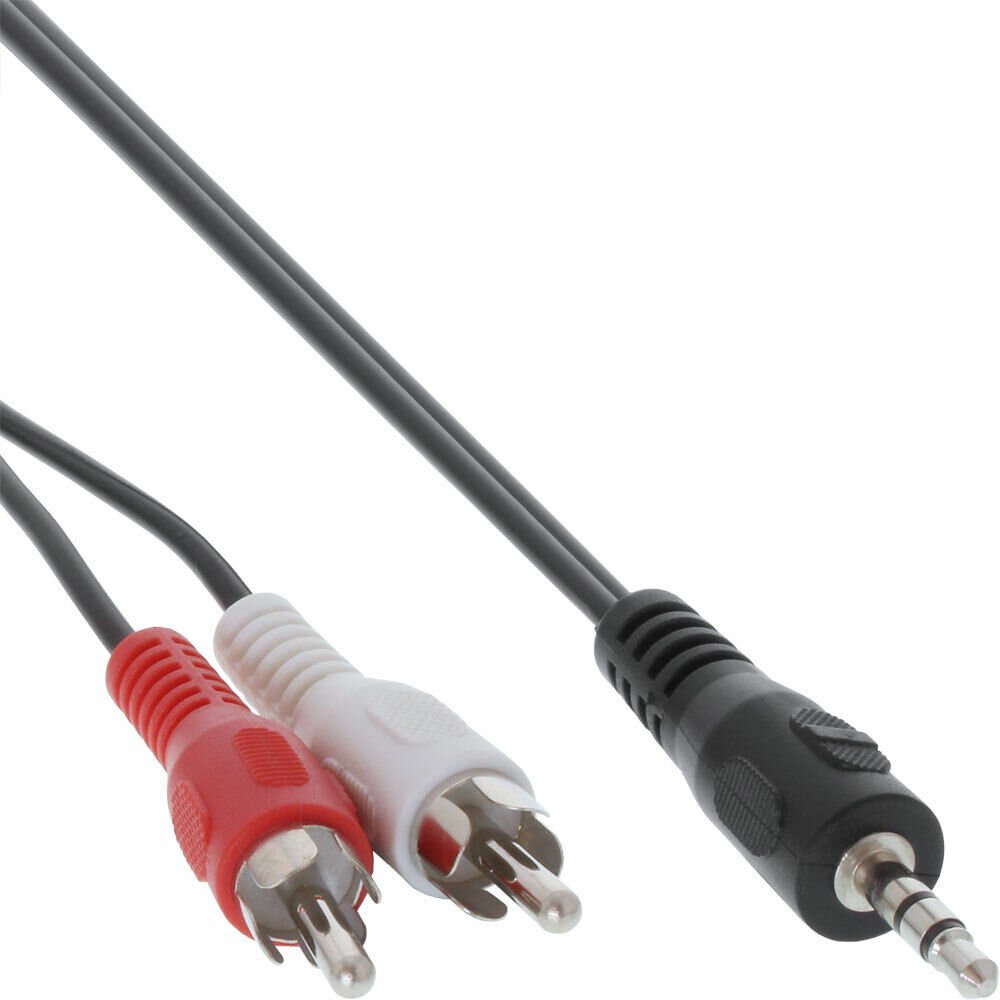 INL InLine® Cavo Audio Jack 3,5mm maschio a 2x RCA maschio, 3m