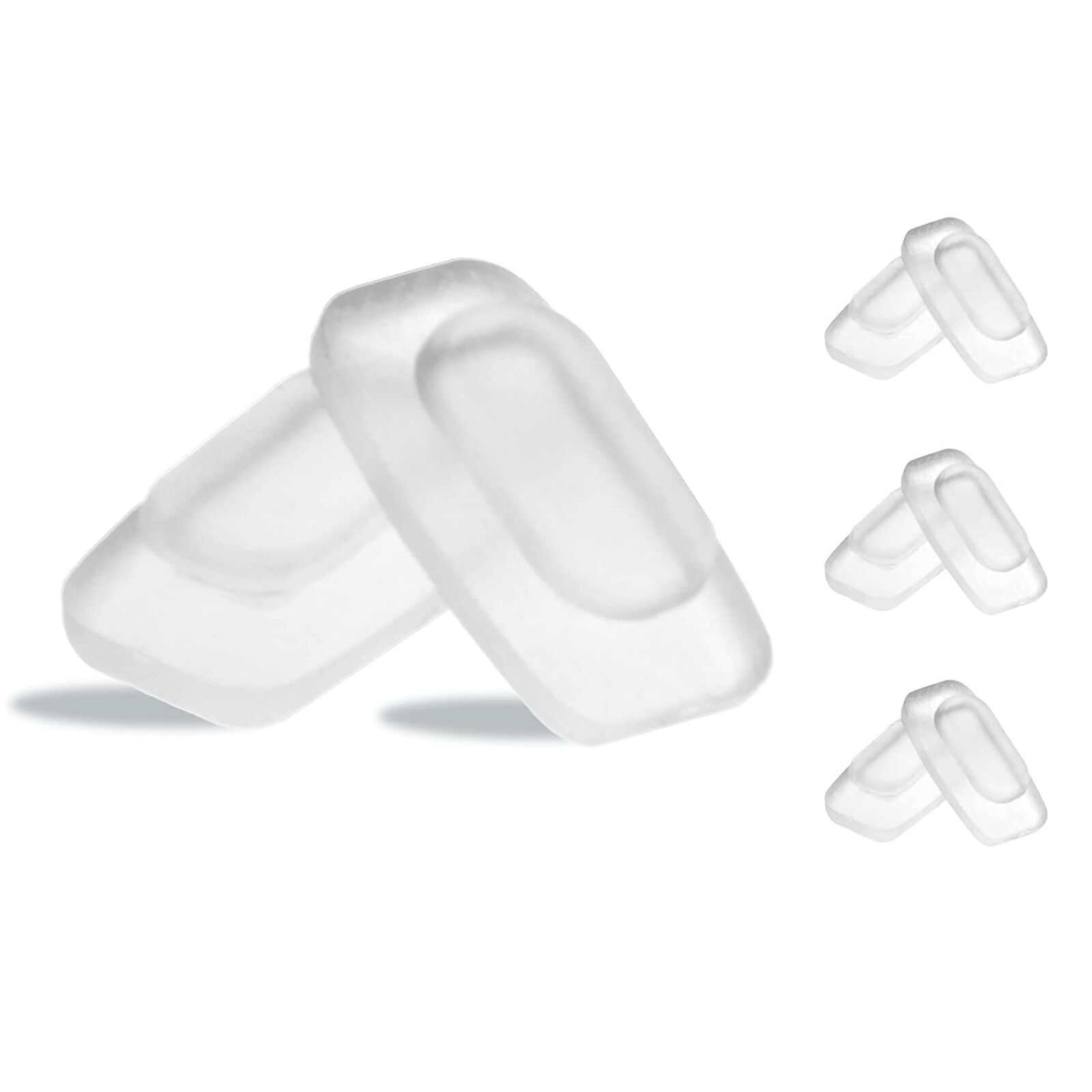 SPORTS WORLD VISION 3 paia di naselli in silicone a pressione 11 x 6 x 3 (i7P)