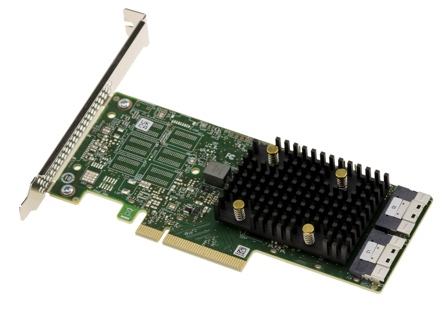 Scheda Controller Pcie 4.0 x8 Trimode SAS SATA Nvme 12GB 16 Porte 9500-16i