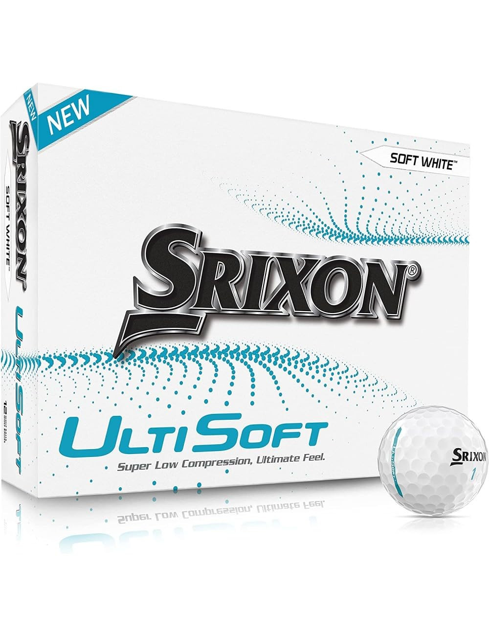 Srixon UltiSoft 4 - Dozzina di palline da golf - Sensazione morbida - (J9I)