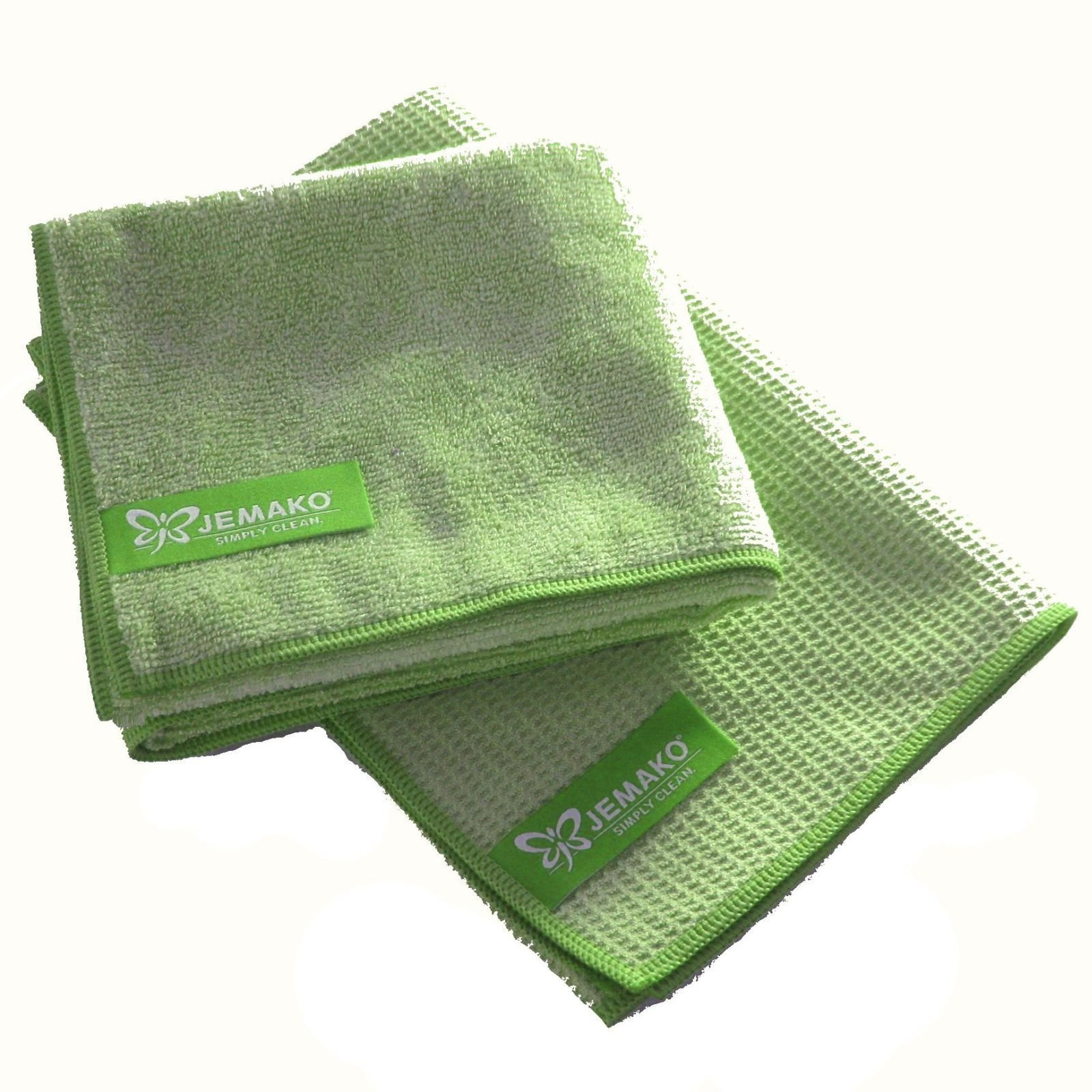 Jemako, set di 2 panni per finestra, panno professionale di 40 x 45 cm e (Z7Q)