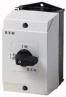 Eaton 207081  T0-2-1/I1 - Toggle switch - 3P - Black - Grey - IP65 - IEC/EN 6094