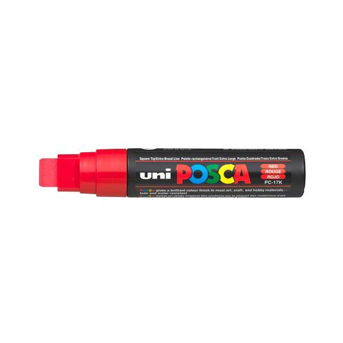 Marcatore a Tempera Uni Posca PC17K Uni-Ball - Punta Scalpello - 15 mm - M-PC17K