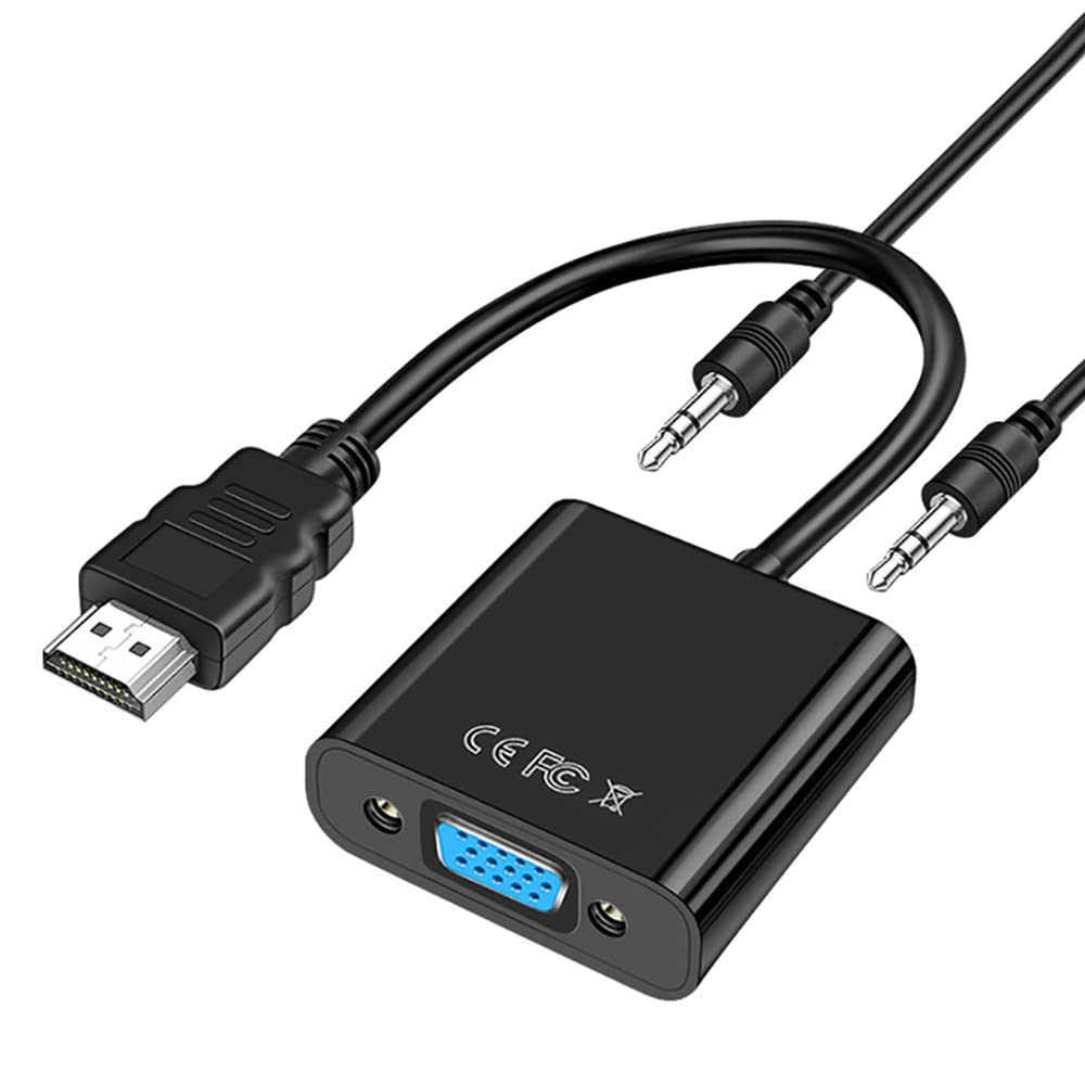 Adattatore HDMI a VGA Cavo HDMI su VGA adattatore hdmi vga,1080P cavo (q1H)