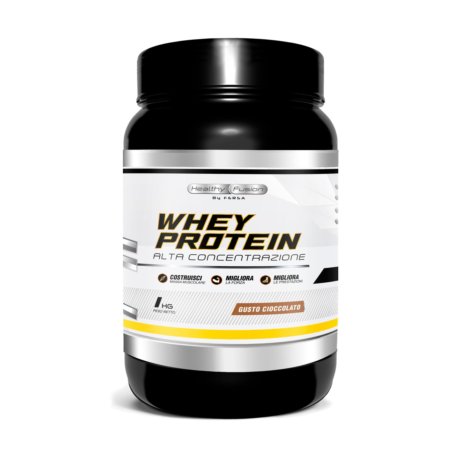 Whey Protein in Polvere Healthy Fusion | Proteina Premium 100% Pura + (u6J)
