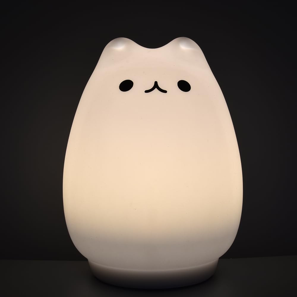 EURO MARKETING MANUFACTURING - CUCCIOLIGHT GATTO Lampada LED in morbido (A0v)