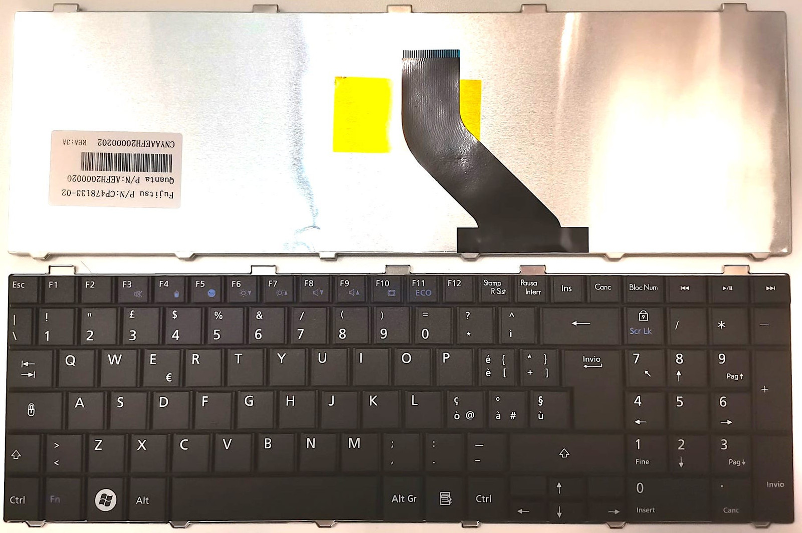 Tastiera Italiana per Fujitsu Lifebook A530 A531 AH530 AH531 NH751 MP-09R76003D