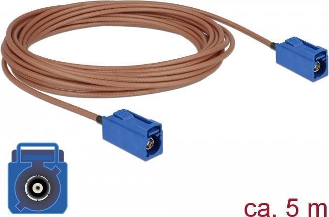Delock Cavo antenna FAKRA C jack  FAKRA C jack RG-316 5 m