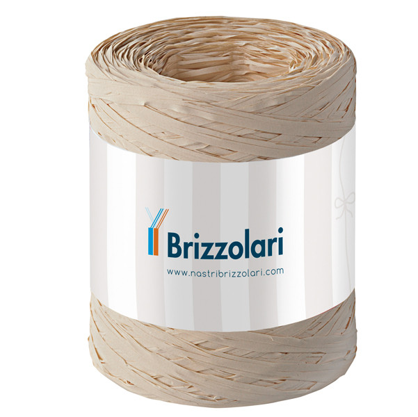 Rafia 6802 Brizzolari - 5 mm x 200 m - 01003740 (Naturale)