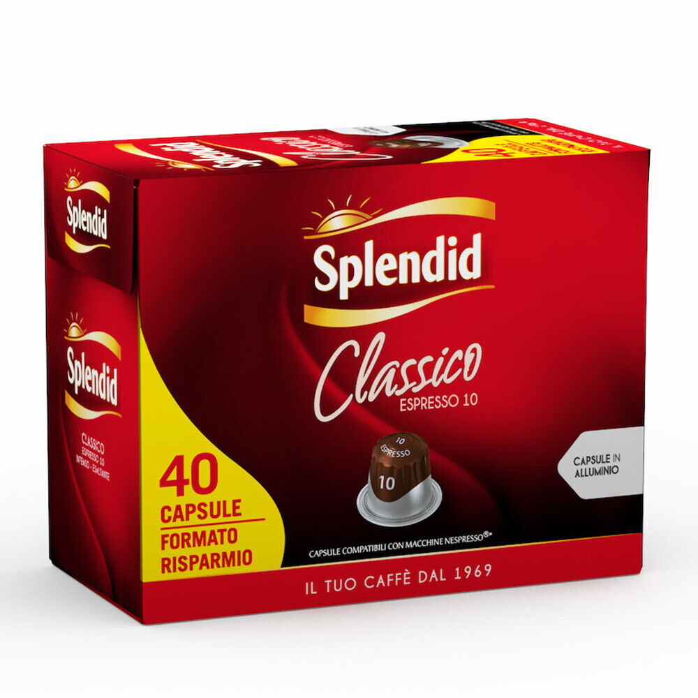 Caffè Splendid capsule compatibili Nespresso aroma CLASSICO - conf. 40 pz.