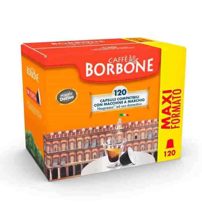 Borbone CAPSULE MONODOSE DI CAFFE' MISCELA DECISA NERA COMPATIBILI MACCHINE NESP