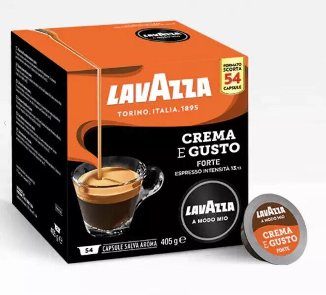 216 Capsule Lavazza A Modo Mio Originali Crema E Gusto Forte SPEDIZIONE GRATUITA
