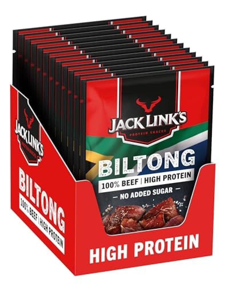 (TG. 60 g (Confezione da 12)) Jack Link's Biltong Original – Carne essiccata a