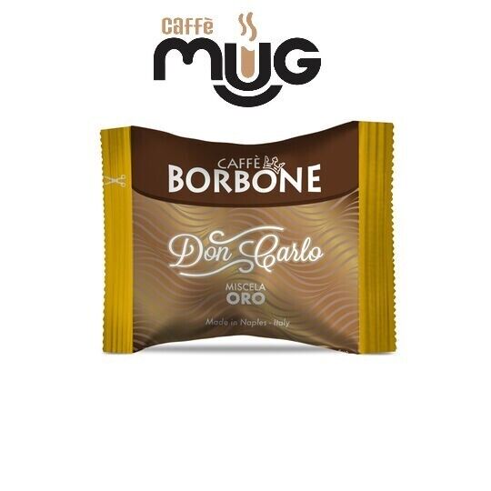 100 Capsule Cialde Borbone Don Carlo Gold Oro compatibili Lavazza A Modo Mio