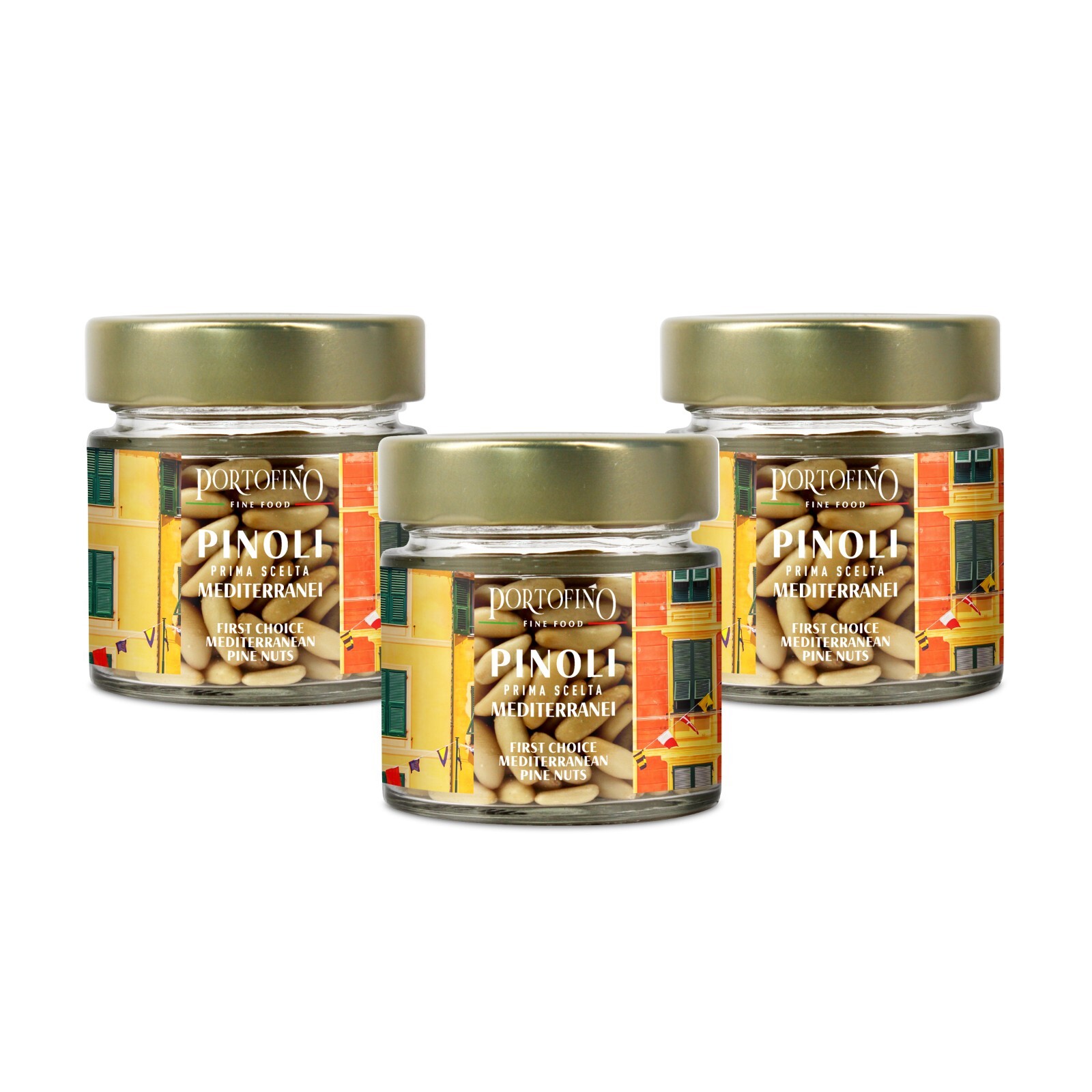 Portofino - Pinoli Mediterranei Sgusciati Prima Scelta - 3 x 40 g