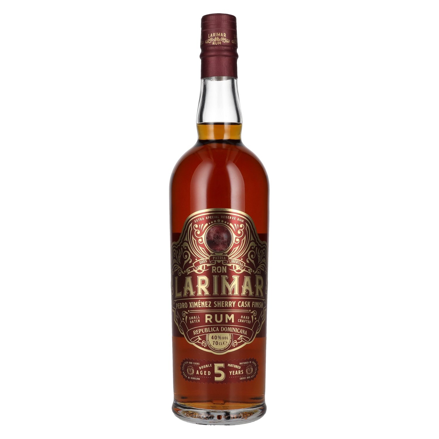 Ron Larimar 5 Years Old Small Batch Rum Pedro Ximénez Sherry Cask Finish