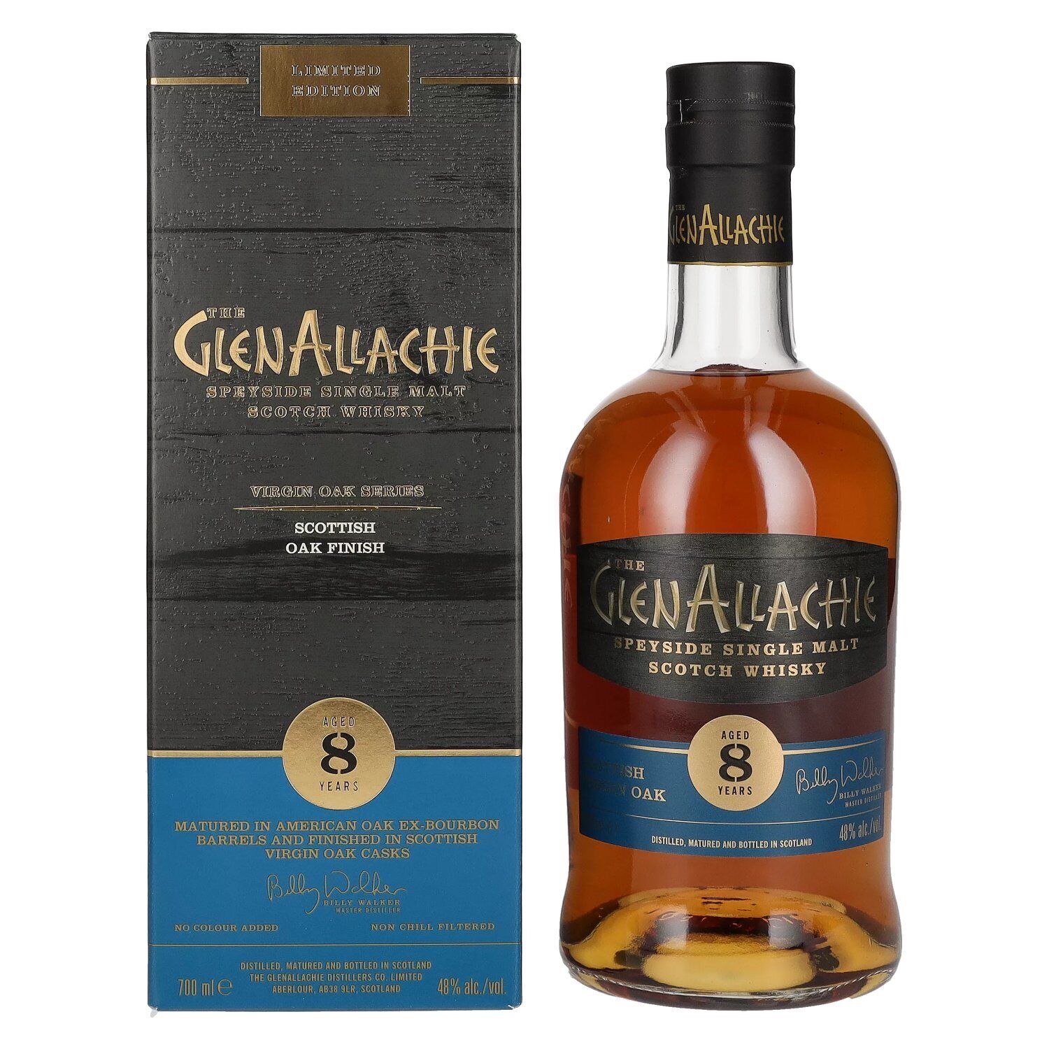 The GlenAllachie 8 Years Old SCOTTISH VIRGIN OAK FINISH