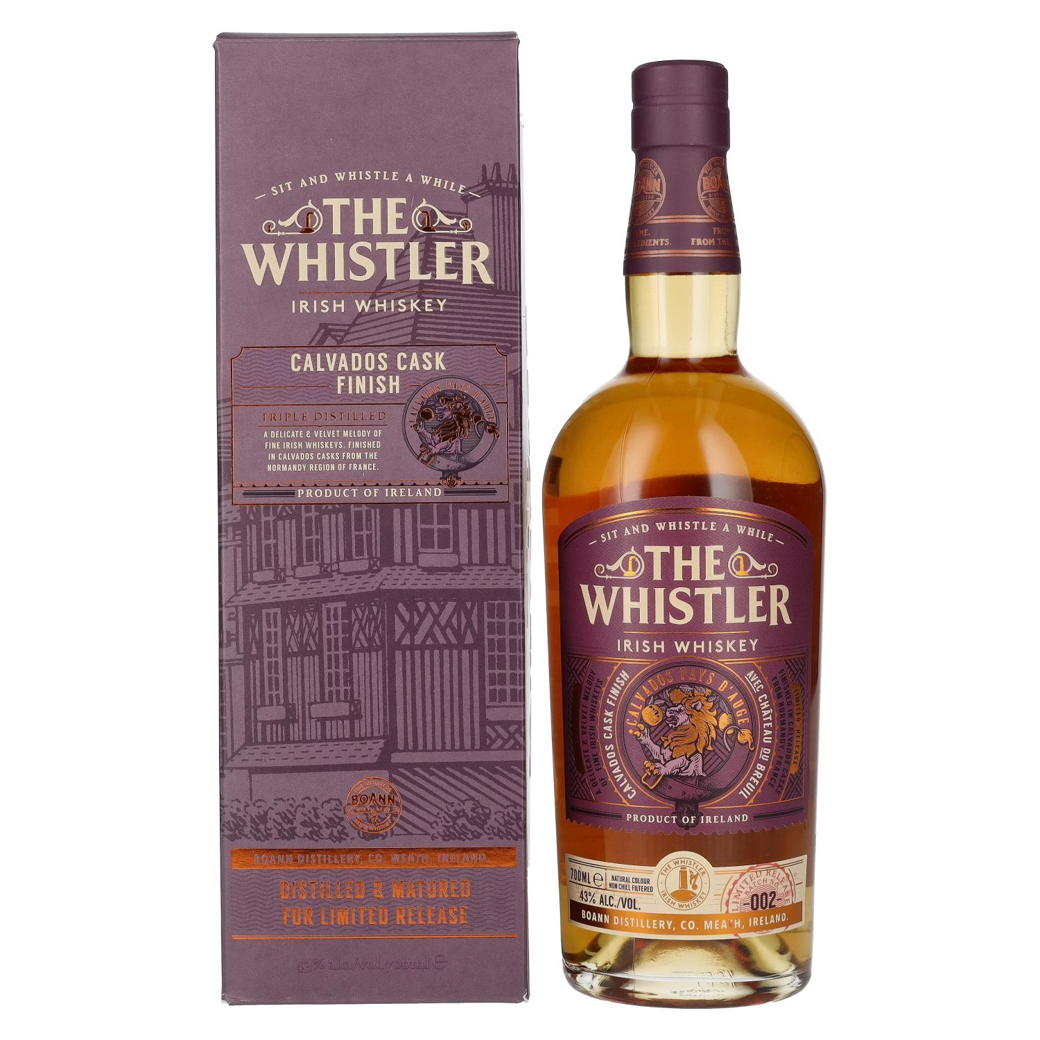 The Whistler Irish Whiskey CALVADOS CASK FINISH GB