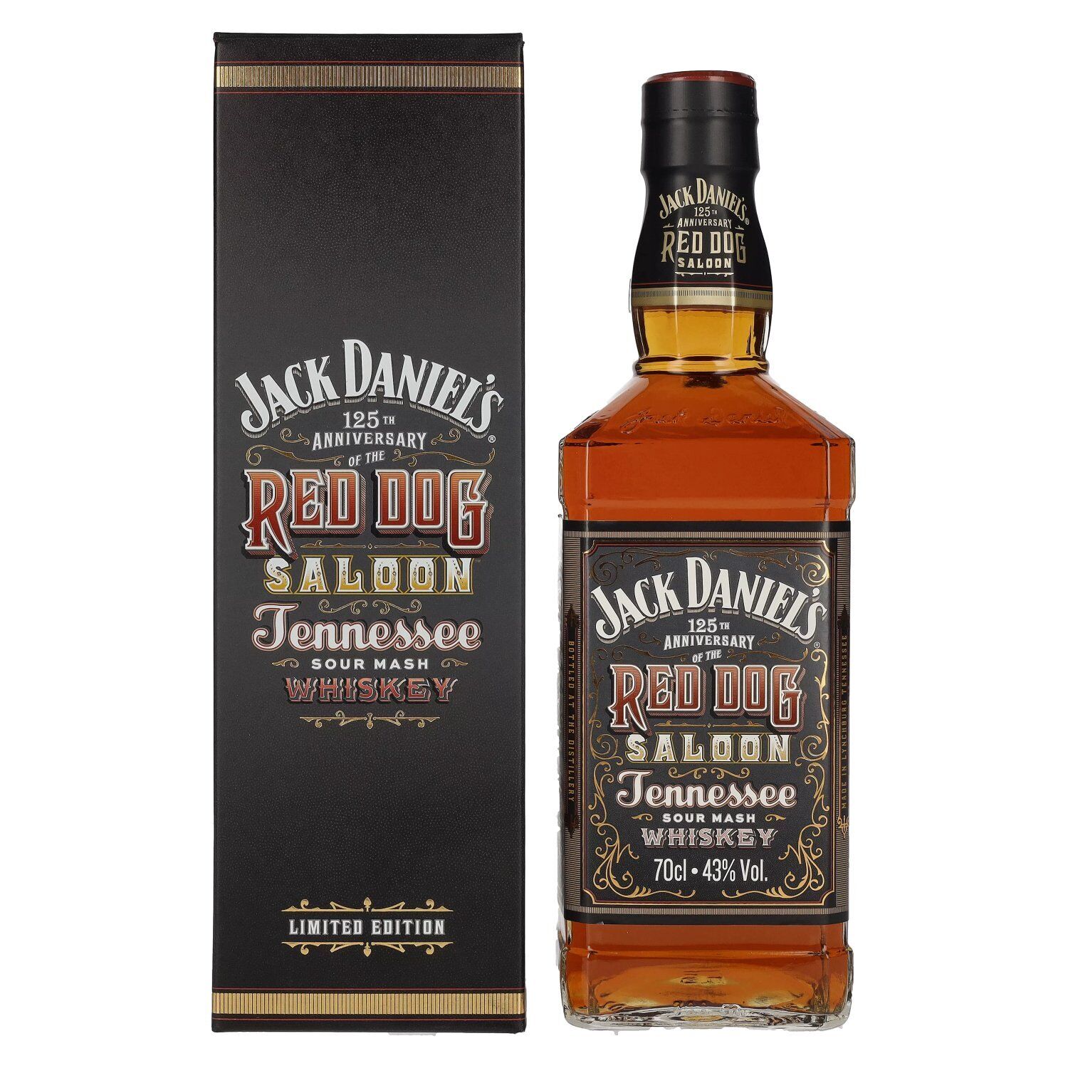 Jack Daniel's RED DOG SALOON Tennessee Whiskey in confezione regalo
