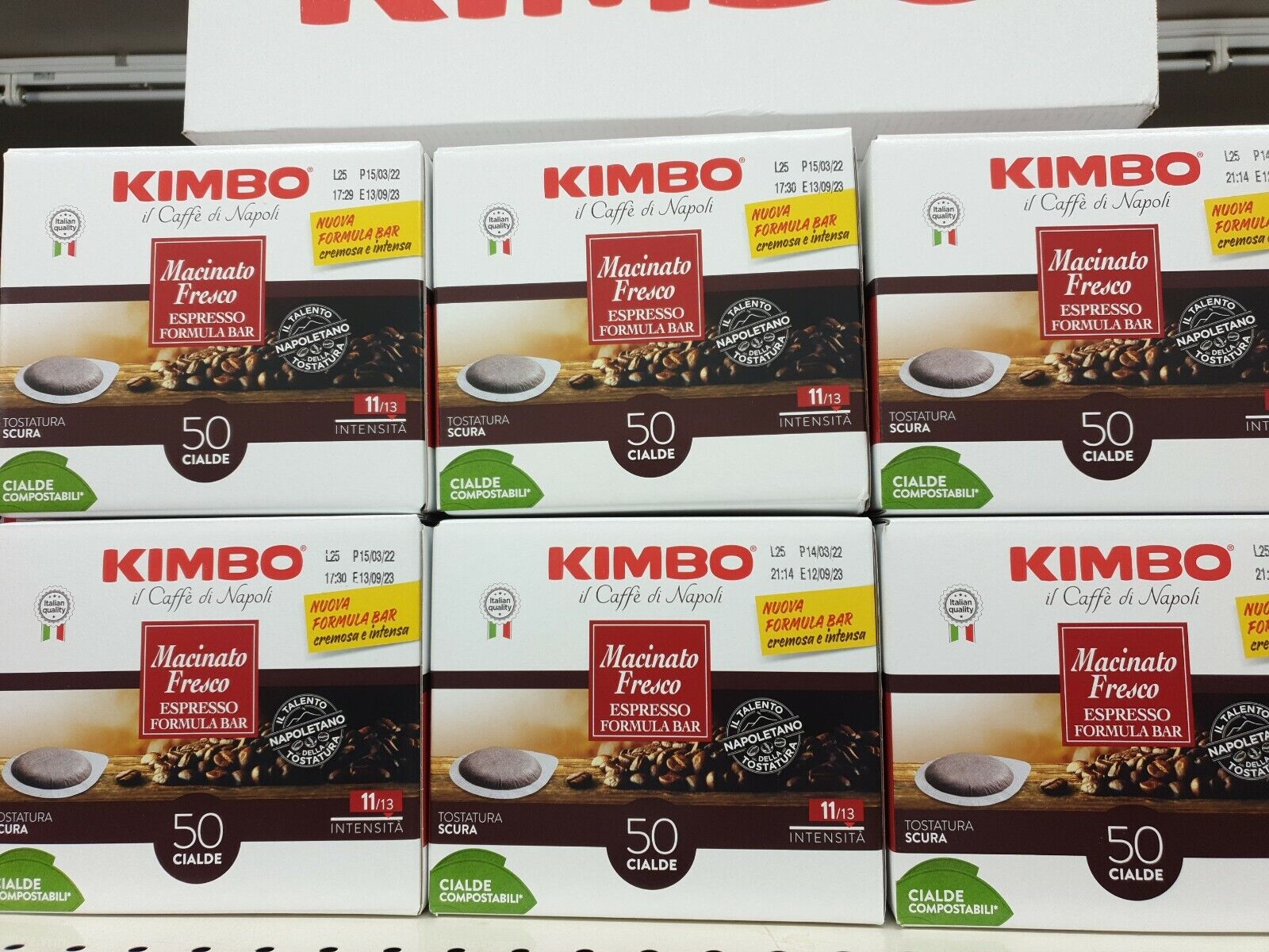 50 Cialde KIMBO Macinato Fresco Espresso Formula Bar