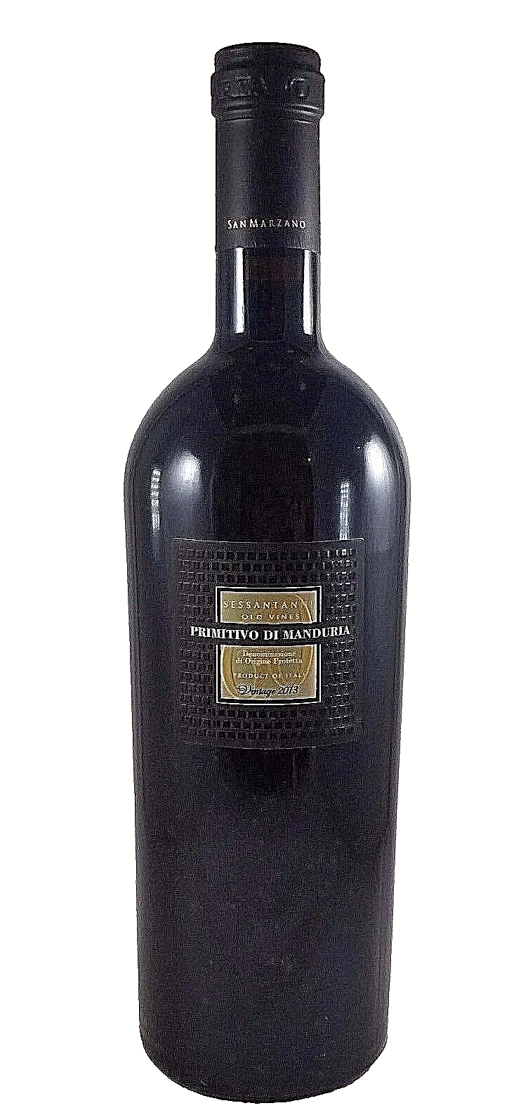 1 Primitivo 60 ANNI Cantine SAN MARZANO Vino R.so di Manduria DOP cl.75 Bott.