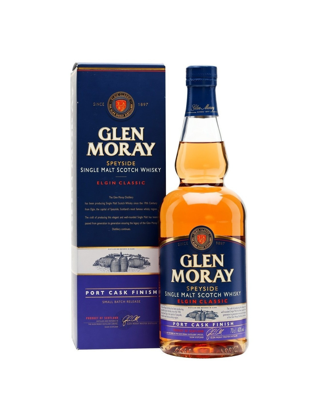 GLEN MORAY PORT CASK WHISKY 40° CL 70