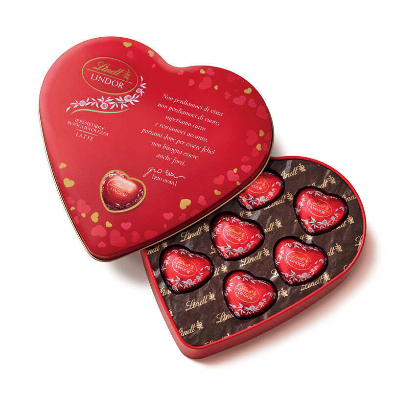 Lindt Lindt Latta Cuori al Latte Lindor 110 Gr