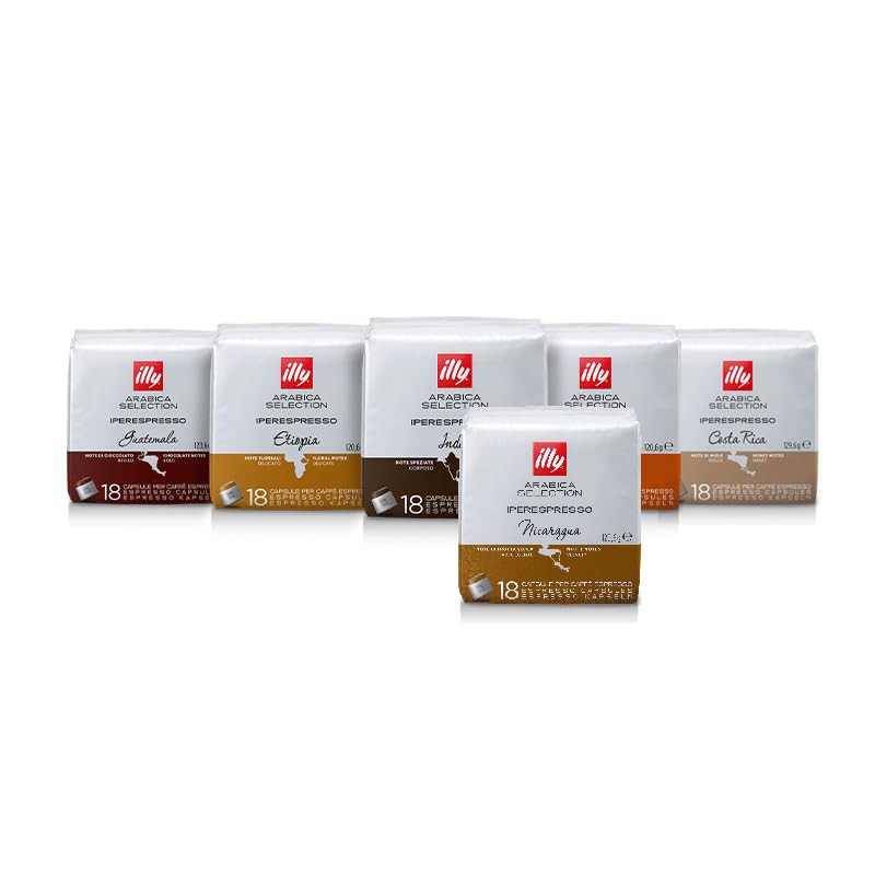 ILLY 108 Caffè in Capsule Iperespresso | Selezione Monoarabica Monorigine | 6...