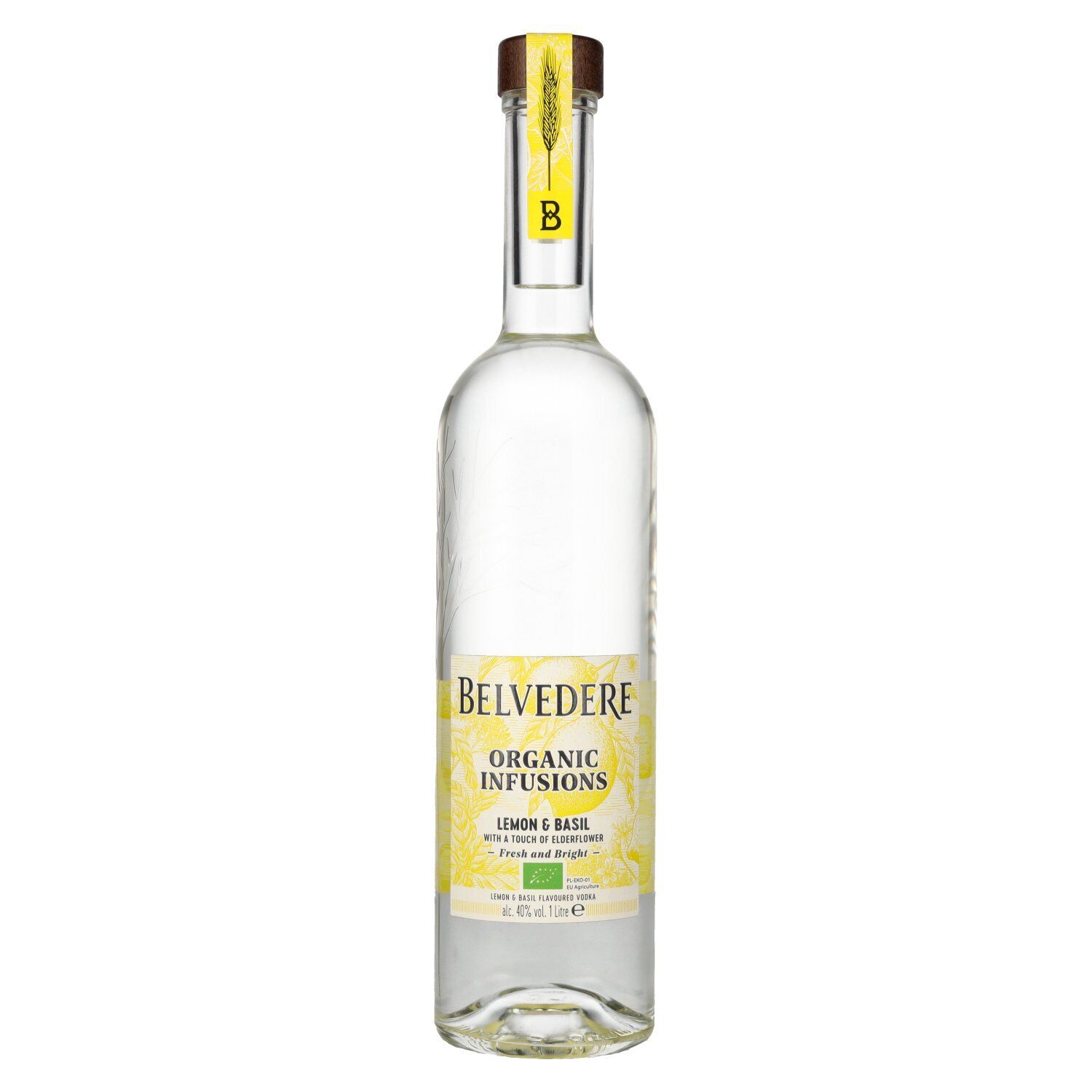 Belvedere Organic Infusions Lemon & Basil Flavoured Vodka