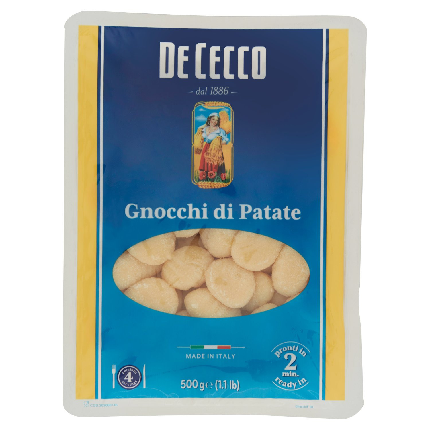 De Cecco Gnocchi di Patate 500 g