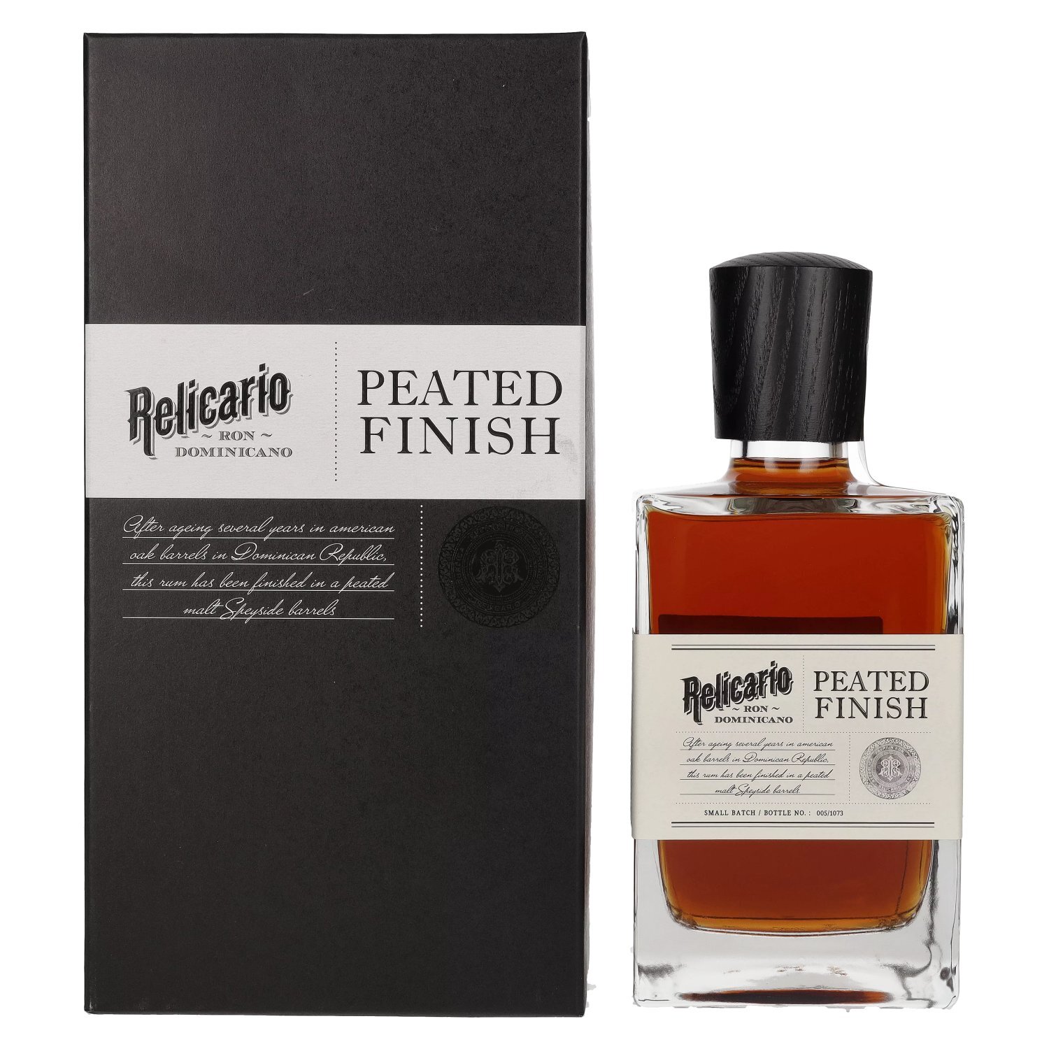 Relicario Ron Dominicano PEATED FINISH