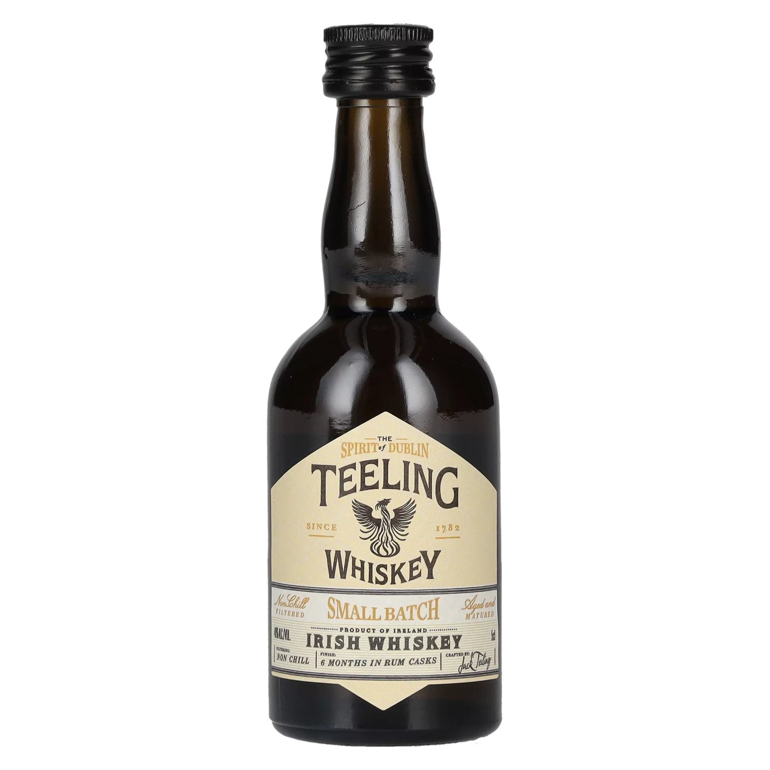 Teeling Whiskey SMALL BATCH Irish Whiskey Rum Cask Finish MINI
