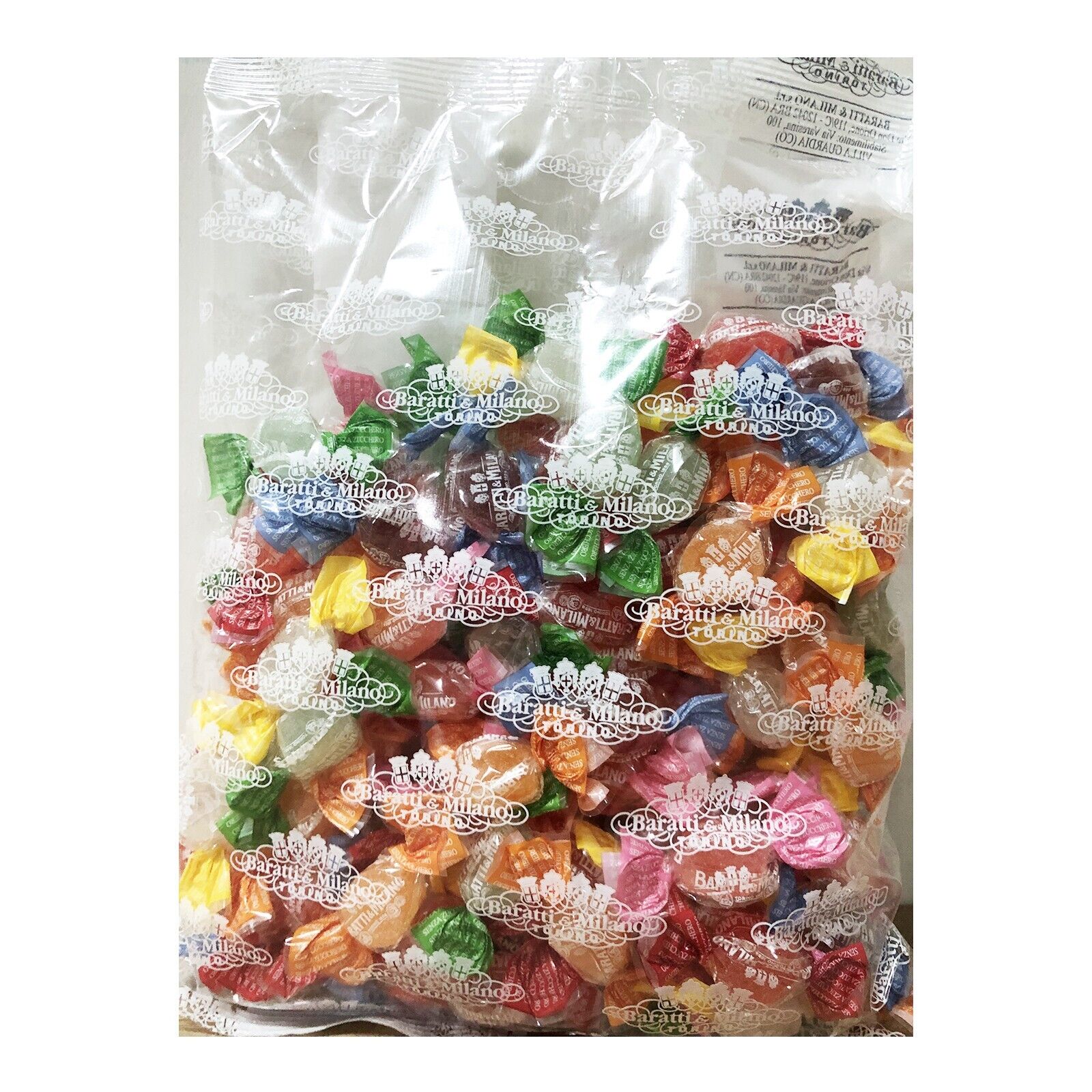Baratti & Milano Caramelle Gelèes Frutta Assortite Busta da 500 grammi