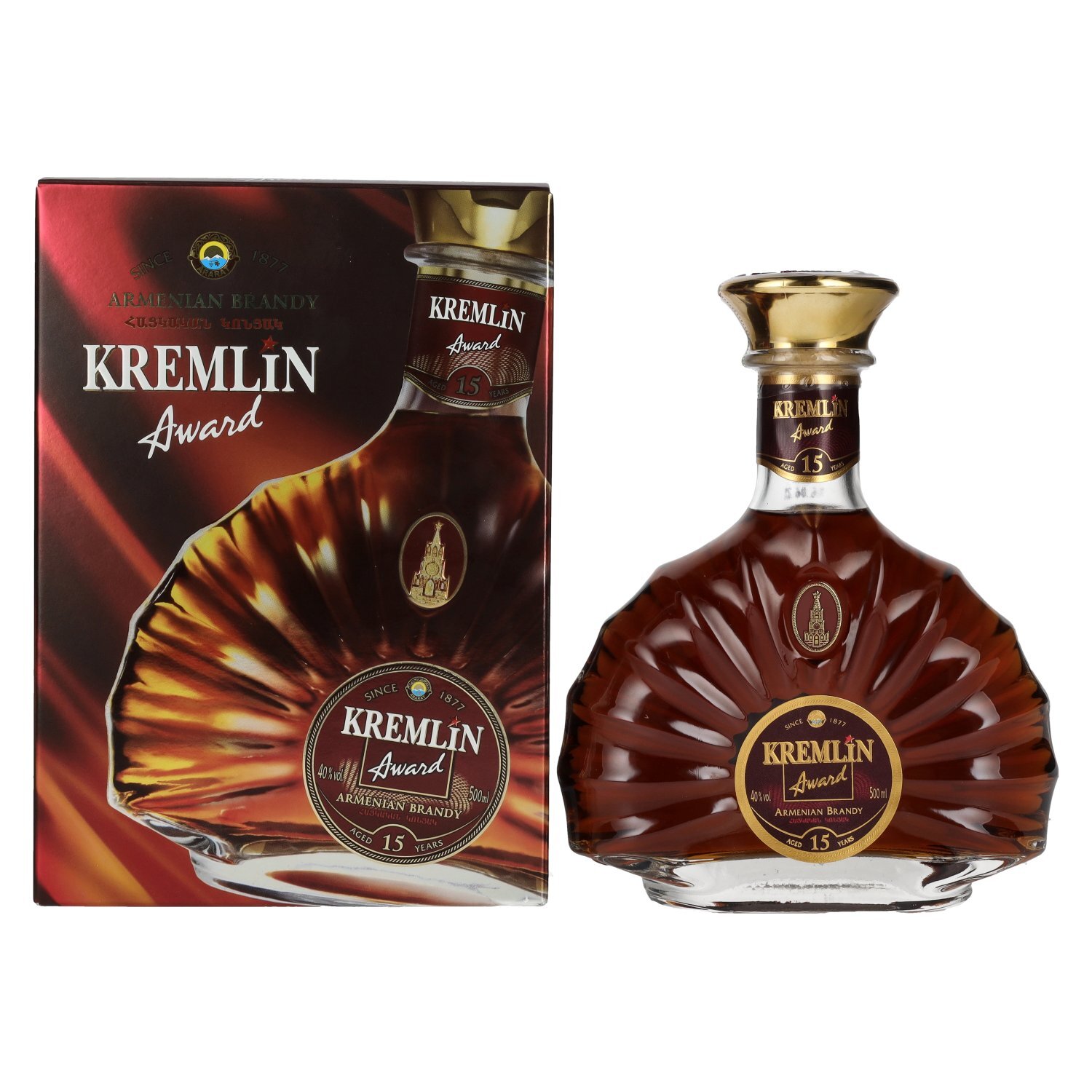 Kremlin Award 15 Years Old Armenian Brandy