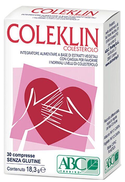 COLEKLIN COLESTEROLO&lt;3MG ABC Trading 30 Compresse