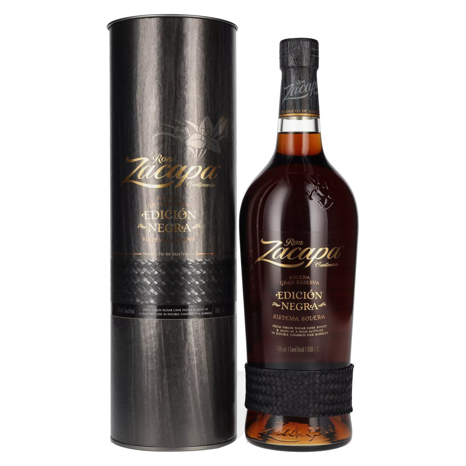 Ron Zacapa Centenario EDICIÓN NEGRA Sistema Solera Gran Reserva