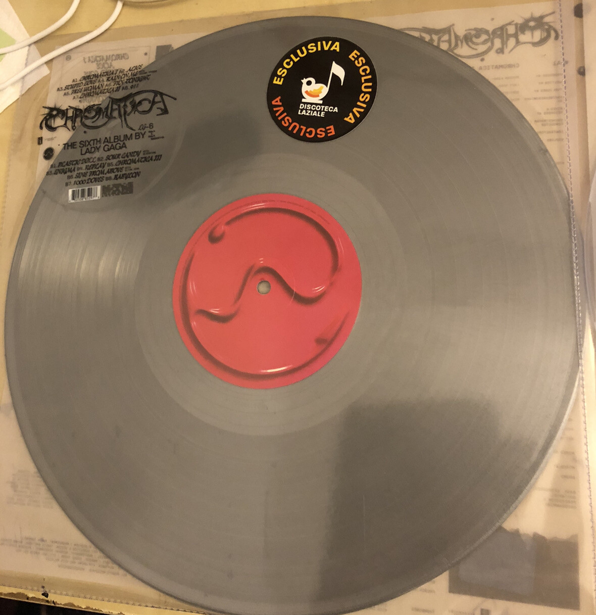 LADY GAGA - SPECIAL EDITION oreo Chromatica Silver Vinyl Rare ITALIAN EDITION!!!