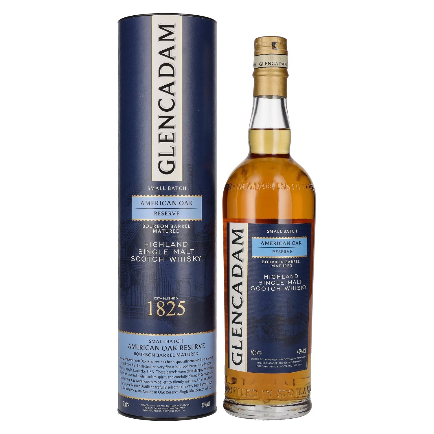 Glencadam AMERICAN OAK Reserve Bourbon Barrel Matured
